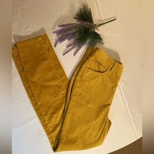 Corduroy skinny, high waist pants